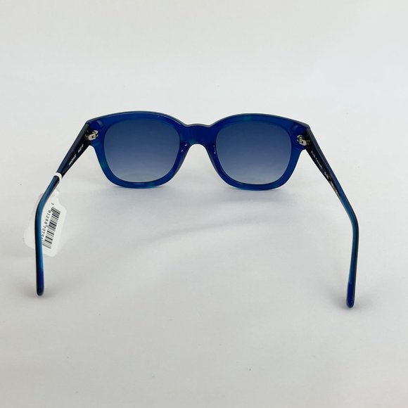 Elie Tahari Brown Tortoise & Blue Stud Accent Sunglasses MSRP $185